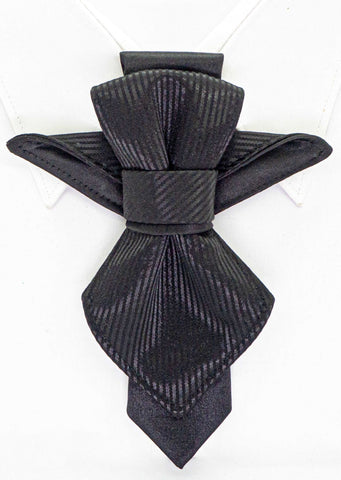 Wedding tie, black wedding tie, Unique design wedding tie, Black bow tie reinvented, hopper tie for wedding, bow tie "vertex", Best tie for wedding, kitokia peteliškė, kitoks kaklaraištis, kaklaraištis vestuvėms, originalus kaklaraištis, striped necktie