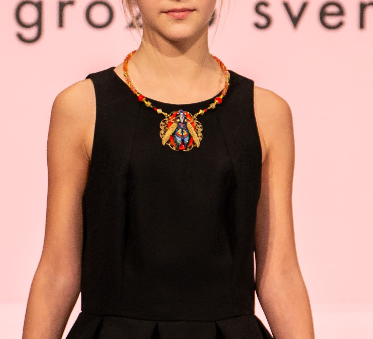 NECKLACE MEXICAN created by painter Marijus Piekuras