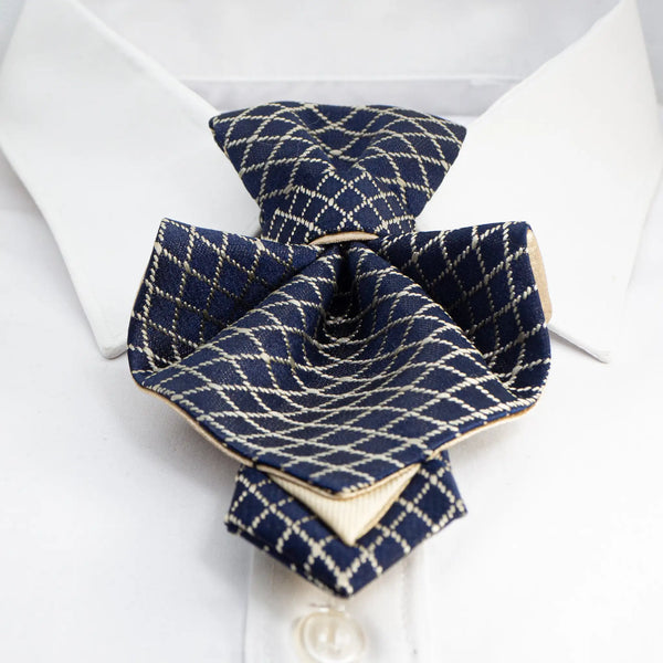 luxurious women bow tie, Female bow tie "Blue gothic", Female bow tie "Blue gothic" is designed to be worn not only with shirts but also with clothes with an open neck - dresses, blouses, sweaters. 