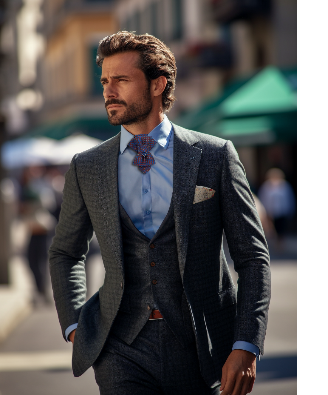 What does the necktie symbolize?