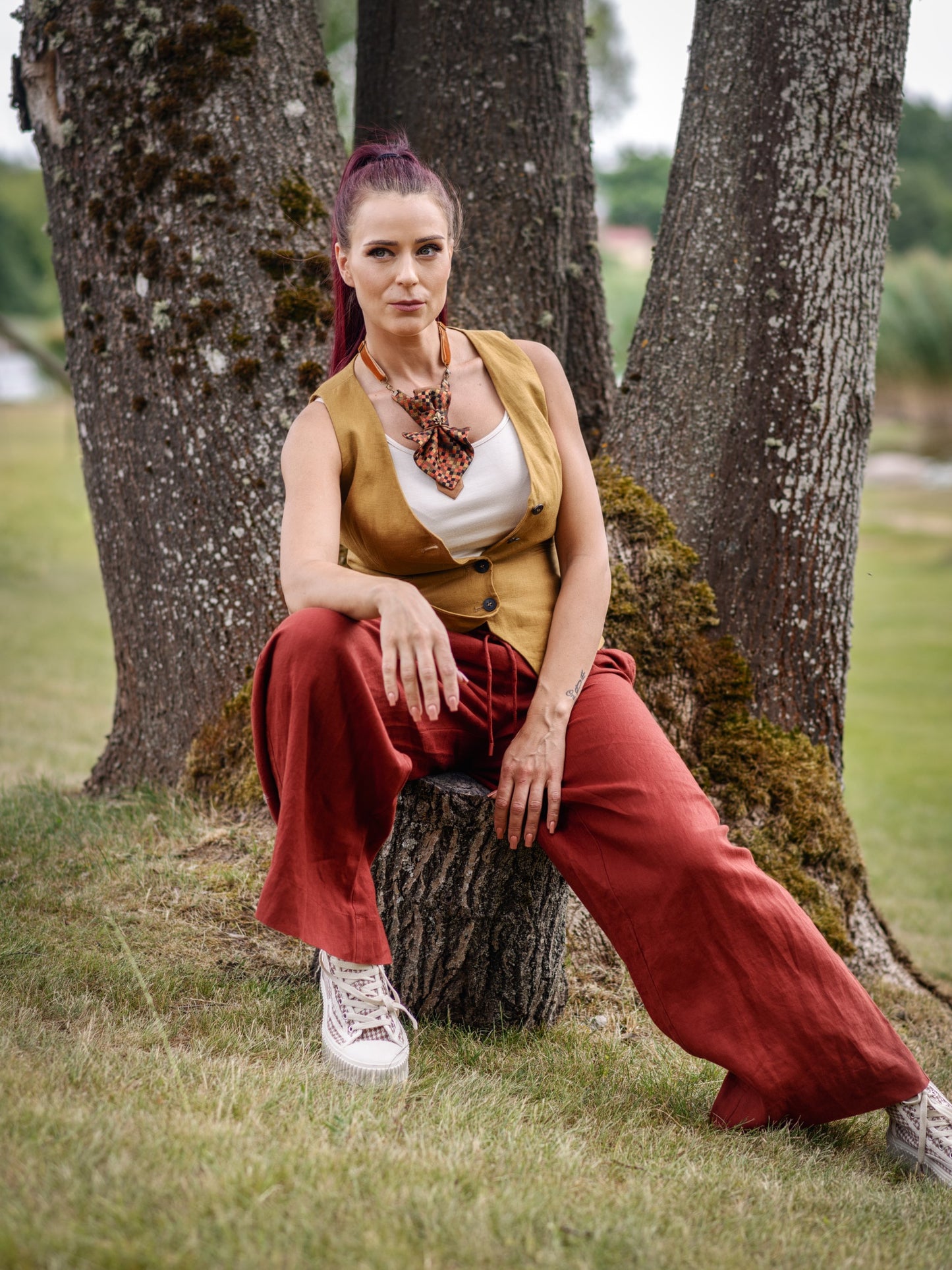 Handmade Luxury Quality Original Design Women's Jabot Tie Crystals Elegant Sophisticated Gift, Jabot Bow tie for women, Squared jabot for ladies, Women's luxury necktie, Perfect Gift for Her, Female necktie "The Pebbles"