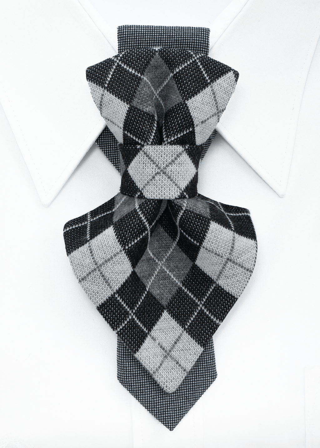 necktie for ladies - reminiscent of the pleated collar decor of the 18th century. A classic ornament of geometric shapes. Neck accessorie for lady, Women's necktie Handmade necktie Premium quality tie Original design tie Black and white necktie Monochrome tie Unique women's accessory Artisan neckwear Designer women's tie Stylish neck accessory Fashionable women's accessory Elegant necktie Contemporary design tie Handcrafted women's tie Custom-made neckwear
