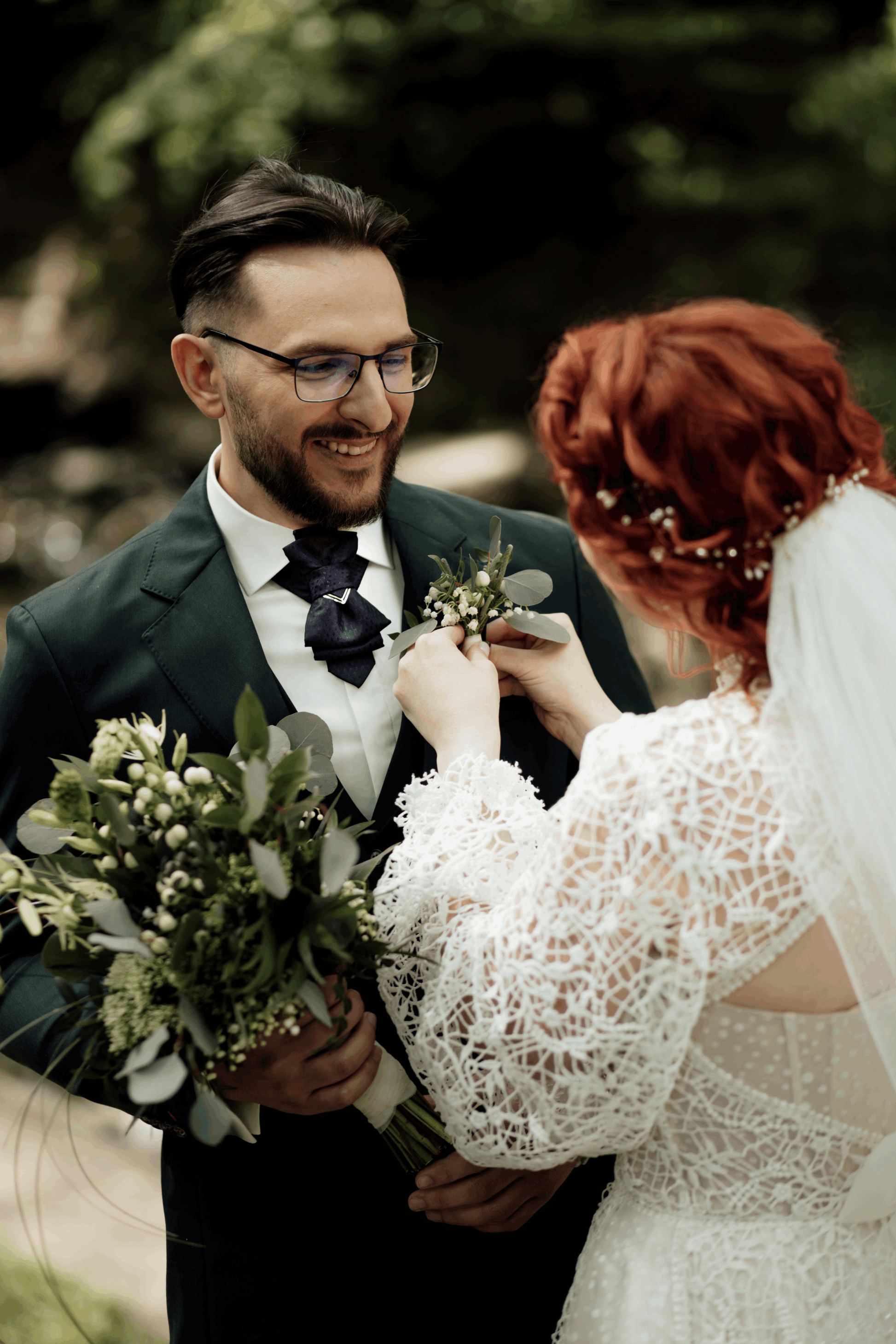 Black wedding bow tie, Necktie for stylish men, Black unique tie created by Rūta Piekurienė