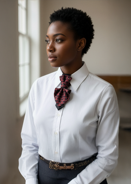bordo Jabot necktie for women  Burgundy diamond necktie, modern jabot, red jabot necktie for women, unique bow tie for ladies, femme evening neckwear accessory, stylish neckwear for women, luxury handmade women’s tie, artistic women’s neck accessory, elegant statement necktie, designer jabot for special occasions, feminine formal neckwear, original artisan necktie, handmade fashion jabot bow, baroque-style women’s jabot, fashionable women's cravat