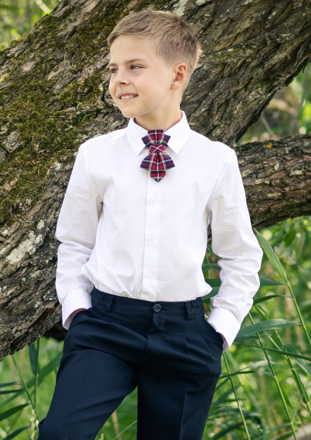 CHILDREN'S CHECKED TIE
