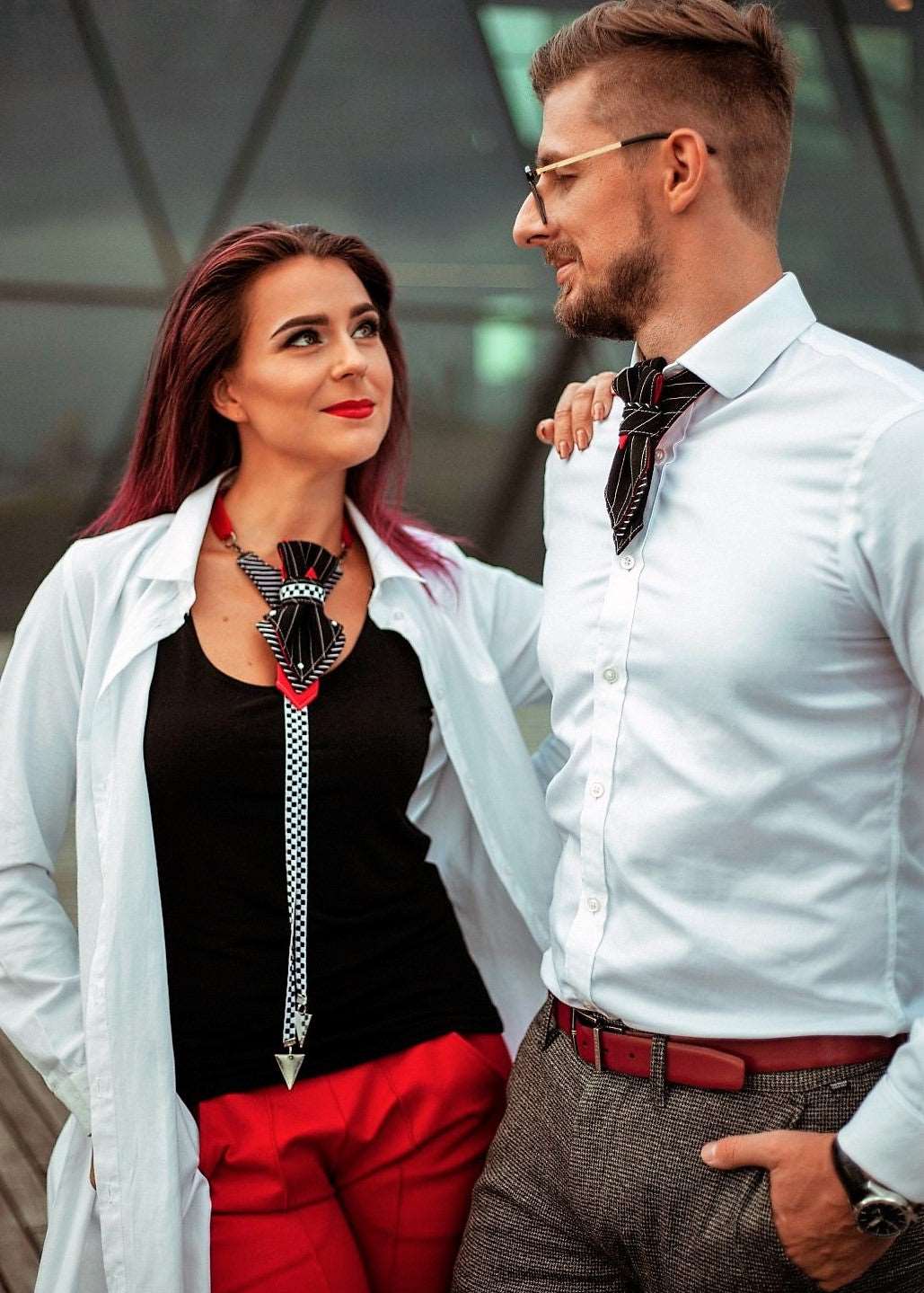 HOPPER TIE ACCORD, HOPPER TIE ACCORD, Bow tie hopper tie, Created by Ruty Design, ties for the couple, Vertical hopper hand made ties, HOPPER TIE ACCORD, harry potter theme wedding tie, unique bow tie, strange bow tie