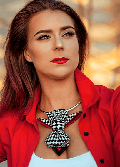 HOPPER TIE CHESS BIRD  FOR LADIES