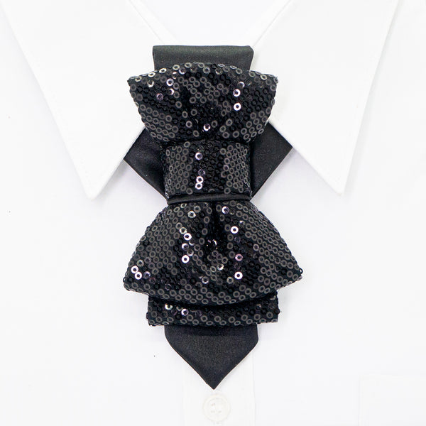 Wedding bow tie for groom, Black BowTie, wedding tie, performancer tie