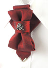 Novelty tie, Lithuania flag tie, Lithuania tie with Vytis symbol, Bow tie hopper tie, Ruty Design, Bow tie, Vertical hopper hand made tie, Tie for groom, Tautinis kaklaraištis, Tautinė peteliškė bordo , melchiorinis vytis 