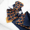 TIE FOR WOMEN, LADY BLUE bow tie, womens necktie with Paisley ornament