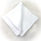 white pocket square