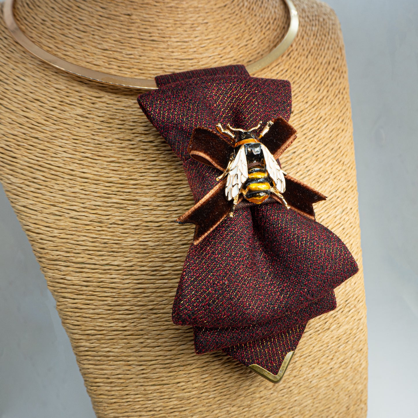 WOMEN'S NECKTIE "CARAMEL HONEY"