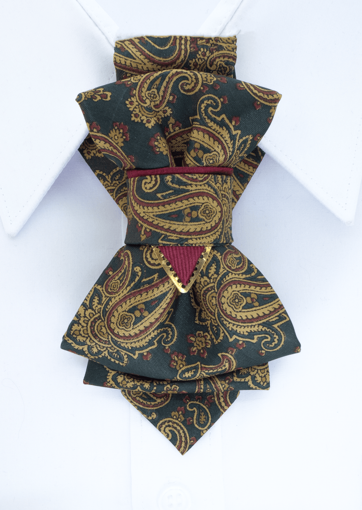 Womens necktie "THE GREEN GARDEN" Ruty design Bow tie ruty