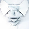 wedding White bow tie,  Grey necktie for groom 