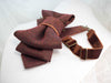  BROWN TIE For women "CARAMEL", Unique necktie for lady