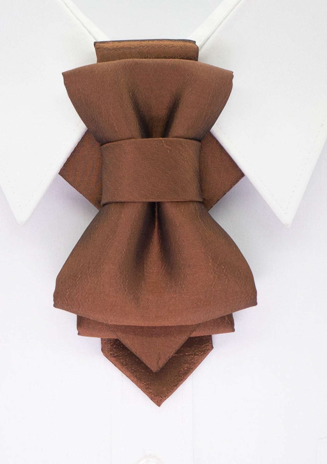 brown wedding bow tie, wedding necktie for men, brown necktie for wedding