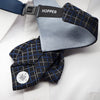 Bow tie hopper tie, Ruty Design, Bow tie fow women, necktie for groom, Vilnius bow tie, Lithuanian bow tie. Blue tie for men, Blue unique necktie, unisex bow tie, yellow bow tie, wedding bow tie, unique necktie, original handmade tie
