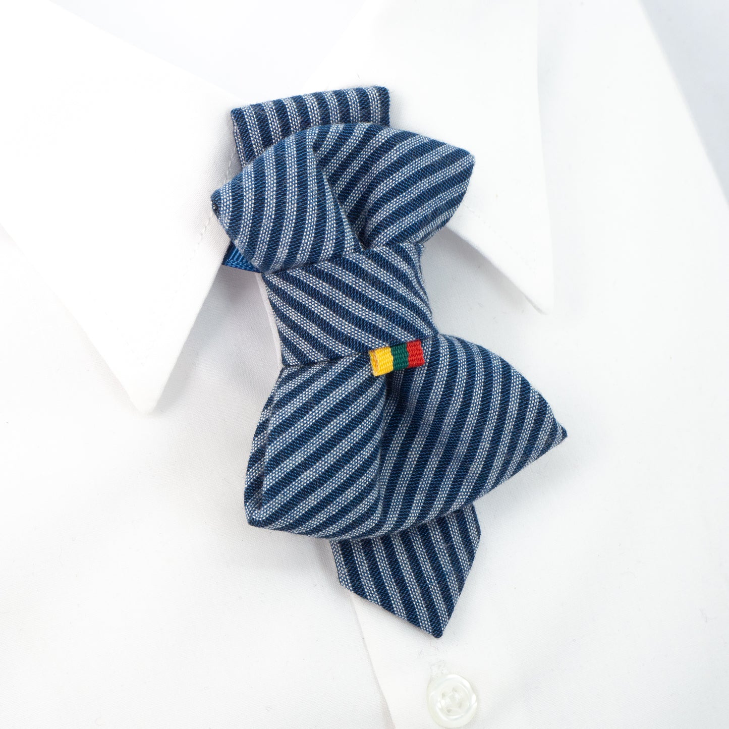 RED AND BLUE CHILDRENS TIE WITH TRICOLOUR FLAG