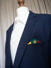 Lithuanian Tricolor Pocket Square with “Columns of Gediminas” Pin
