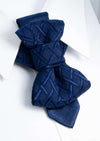 Unique Blue wedding bow tie created by Ruty Design 