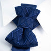 Unique Blue wedding bow tie created by Ruty Design 