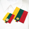 RED AND BLUE CHILDRENS TIE WITH TRICOLOUR FLAG
