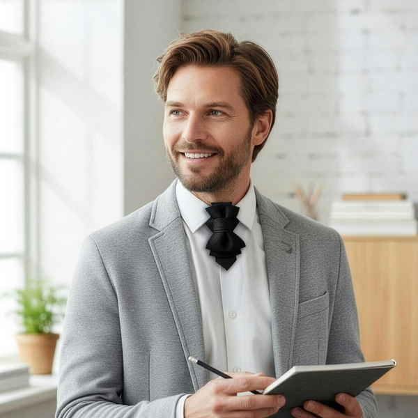 WEDDING NECKTIE "PANTHER"