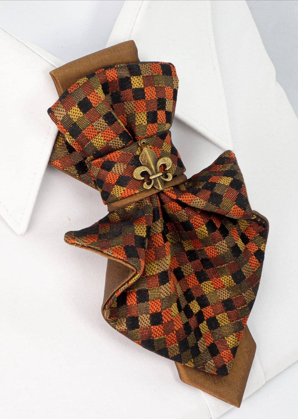 Handmade Luxury Quality Original Design Women's Jabot Tie Crystals Elegant Sophisticated Gift