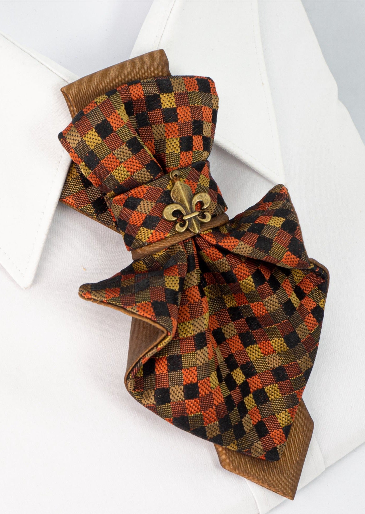 Handmade Luxury Quality Original Design Women's Jabot Tie Crystals Elegant Sophisticated Gift