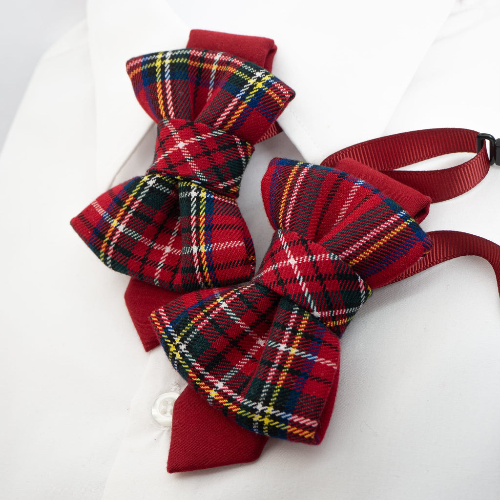 Chidrens tie, Tie for kids, red Bow tie for kids