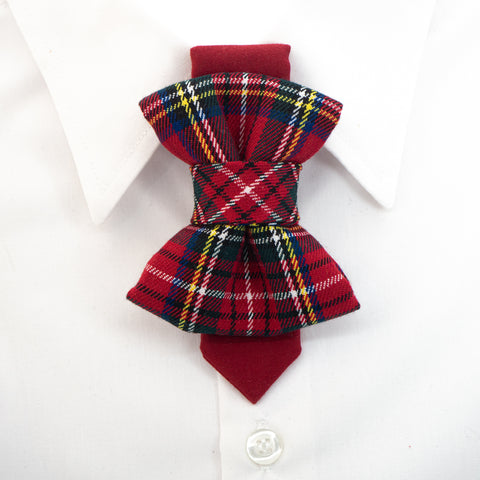 Chidrens tie, Tie for kids, red Bow tie for kids