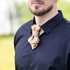hand made wedding yellow bow tie, Hopper tie BRASS ORIGAMI, Wedding necktie fro groom, Vertical bow tie for wedding, kitokia peteliškė, vestuvinis kaklaraištis, varlytė vestuvėms