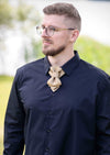 hand made wedding yellow bow tie, Hopper tie BRASS ORIGAMI, Wedding necktie fro groom, Vertical bow tie for wedding, kitokia peteliškė, vestuvinis kaklaraištis, varlytė vestuvėms old ascot tie, groom cravat, wedding ascot tie, mens wedding cravat, victorian groom tie, steampunk wedding tie, renaissance groom style, alternative groom look, luxury groom accessory, gold striped cravat, formal ascot for men, dapper groom outfit, statement wedding tie, italian groom fashion, rustic wedding groom, elegant groom a