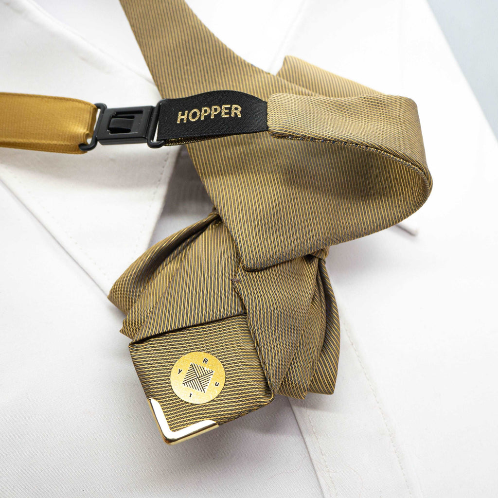 hand made wedding yellow bow tie, Hopper tie BRASS ORIGAMI, Wedding necktie fro groom, Vertical bow tie for wedding, kitokia peteliškė, vestuvinis kaklaraištis, varlytė vestuvėms