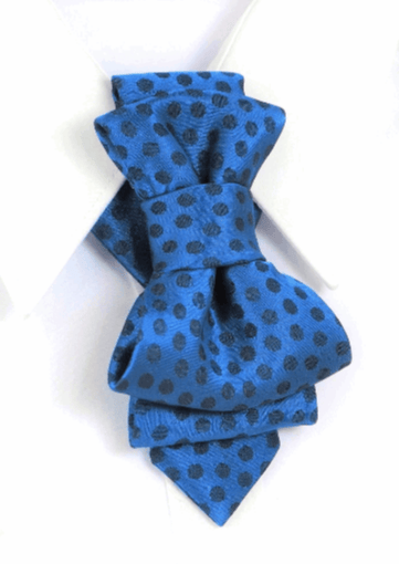Unique Blue Bow tie for women, Blue Hopper tie, Bow tie blue champagne