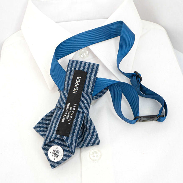 BLUE CHILDRENS TIE WITH ANCHORS