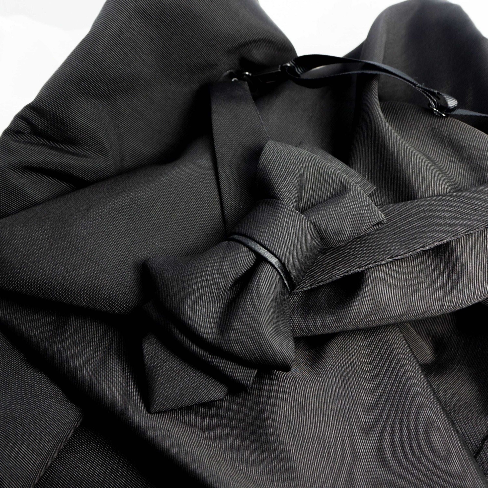 best quality handmade black bow tie