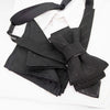 BOW TIE BLACK LINE - With pocketsquare (both models) /