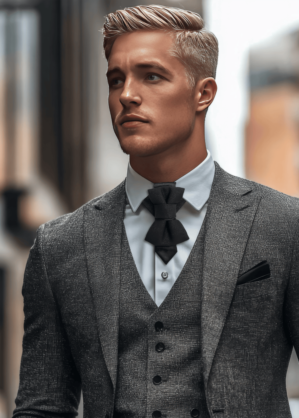 BOW TIE "BLACK PEARL"