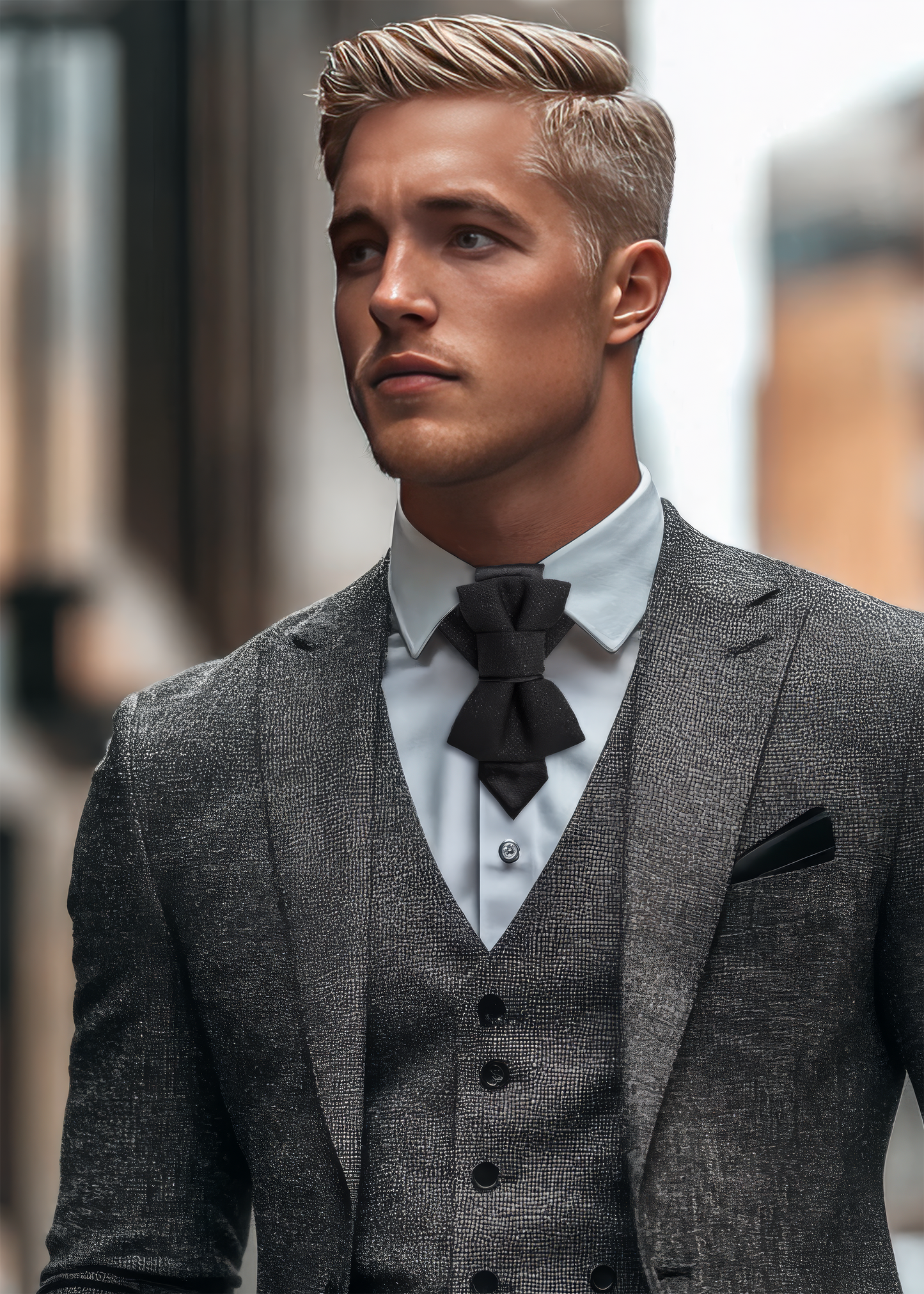 BOW TIE "BLACK PEARL"