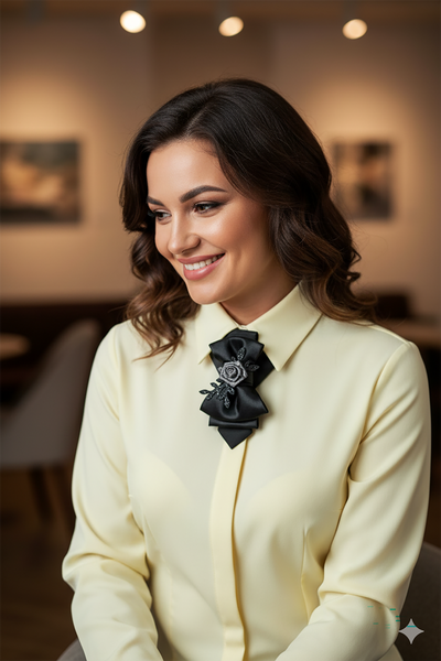 Handmade black necktie for women
Unique black necktie design
Luxury handmade necktie
Elegant womens necktie
High-quality black necktie
Black necktie with rose detail
Unisex luxury black tie
Artistic handmade necktie
Modern vertical bow tie
Statement necktie for special occasions
Fashionable black tie for musicians
Perfect necktie for weddings and events
Handmade necktie for a bold look
Designer necktie for formal wear
Sophisticated black tie for women