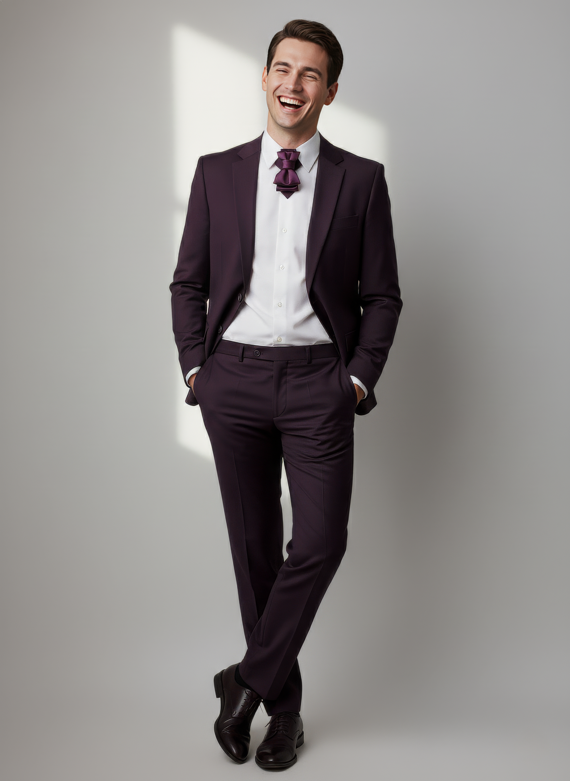 Handmade deep plum cravat-style necktie with layered satin folds for weddings Luxurious satin statement necktie in dark purple, handcrafted for grooms and formal events
Original design plum necktie with sculptural bow and pointed tail for elegant occasions
Unique handmade formal tie with triple-layer bow in rich purple satin
Artistic cravat-style wedding necktie in deep plum, suitable for men and women Elegant handmade bow cravat with dramatic silhouette in silky plum fabric