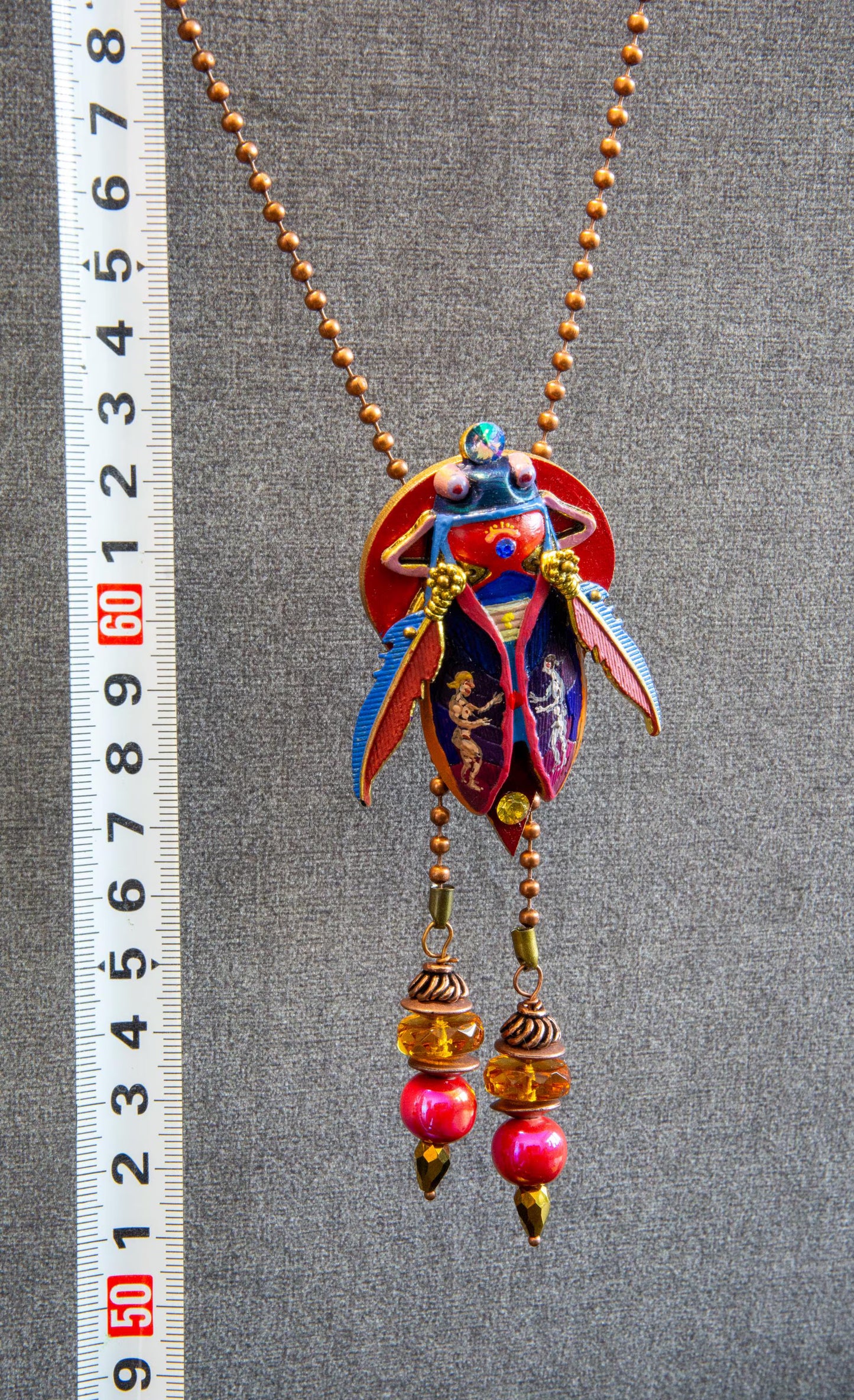 Hand-Painted Art Pendant Luxury Miniature No.:02