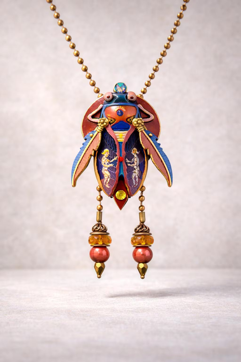 Hand-Painted Art Pendant Luxury Miniature No.:02