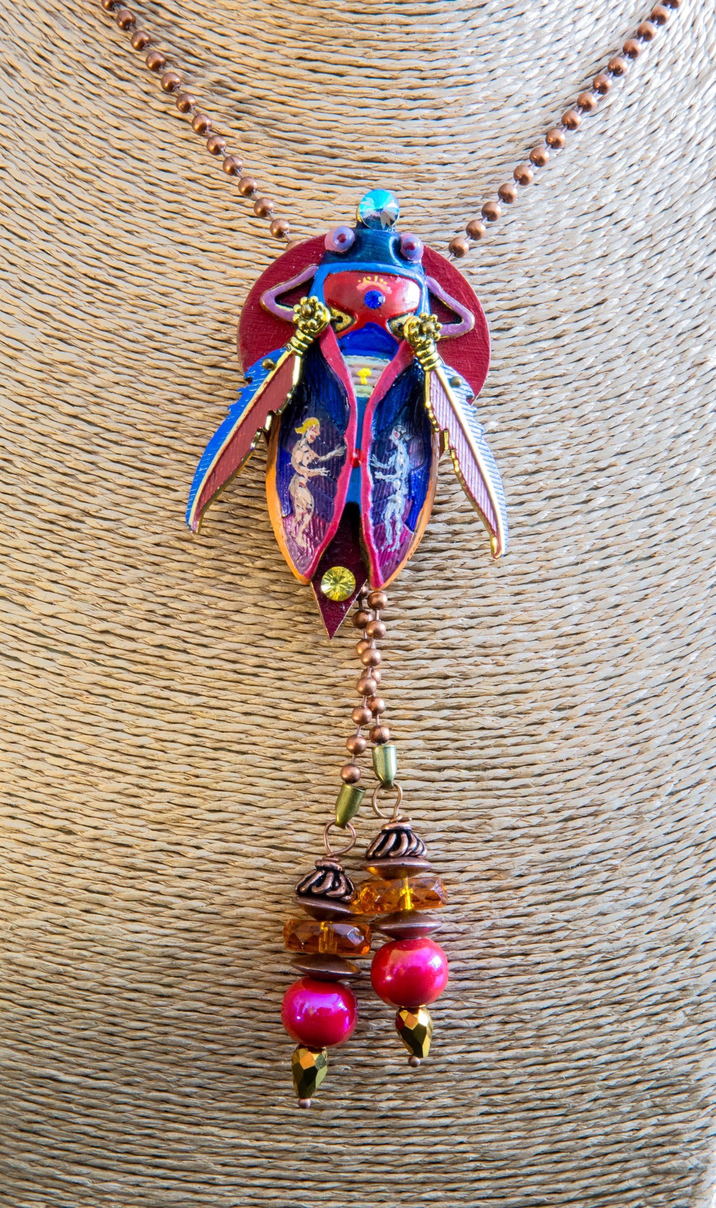 Hand-Painted Art Pendant Luxury Miniature No.:02