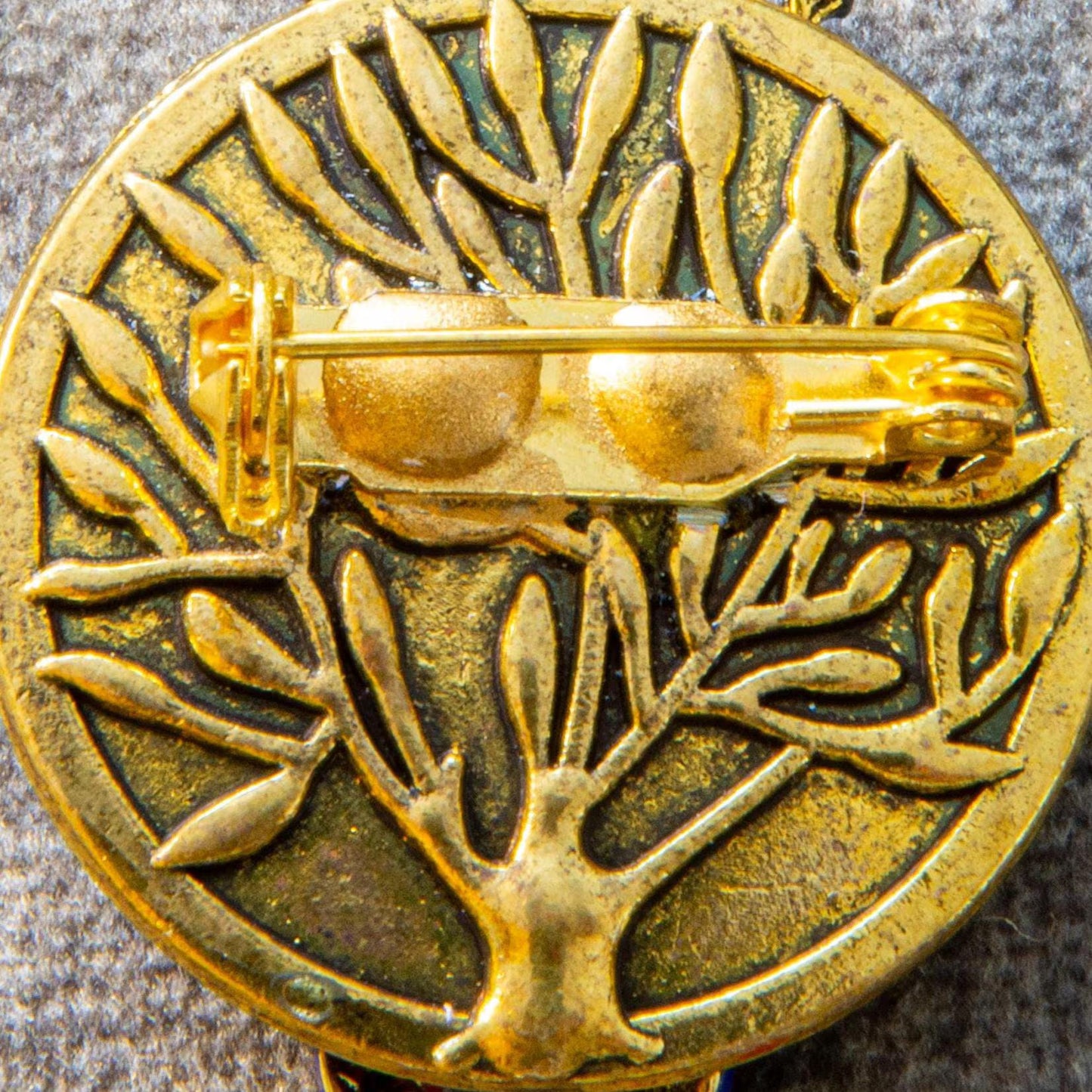 Luxury Statement Art Musical Scarab – Hand Painted Artist Brooch with Notes Motif 07