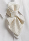 Neck accessorie for women "Pearl Ivory Jabot"