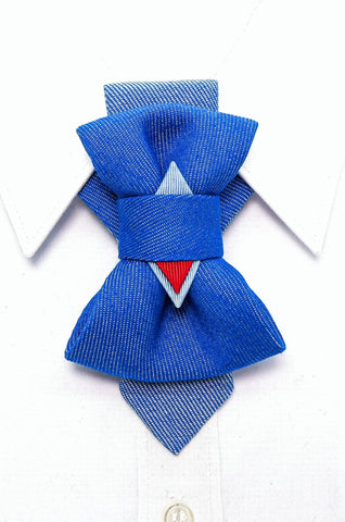 Blue bow tie for wedding, wedding blue necktie, uniquee blue bowtie, handmade blue bow tie, hopper tie in blue , untypical necktie