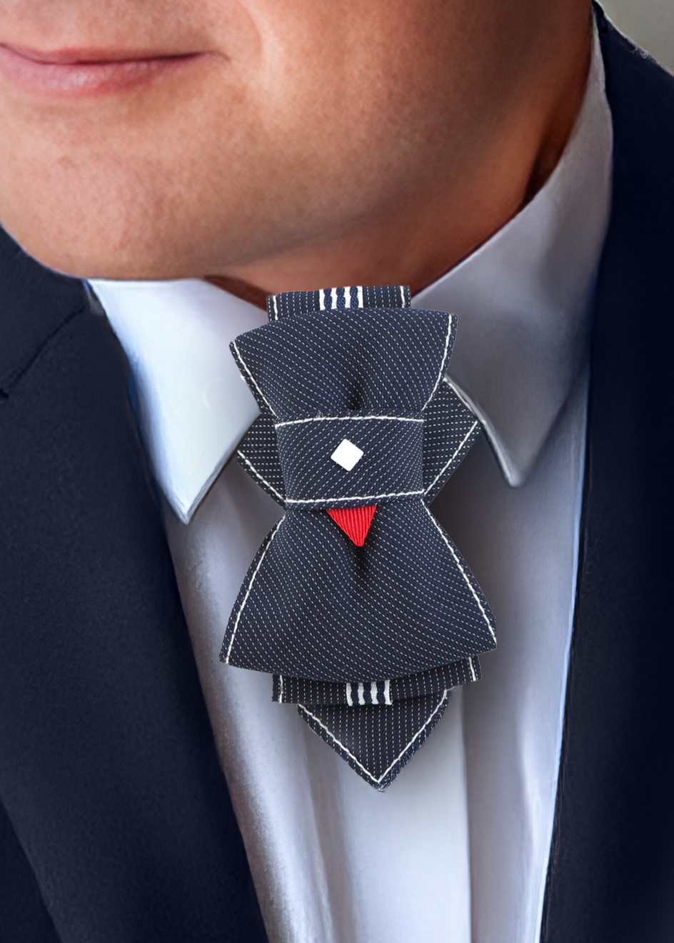 wedding blue bow tie, Bow Tie, Tie for wedding suite NORMANDY hopper tie Bow tie