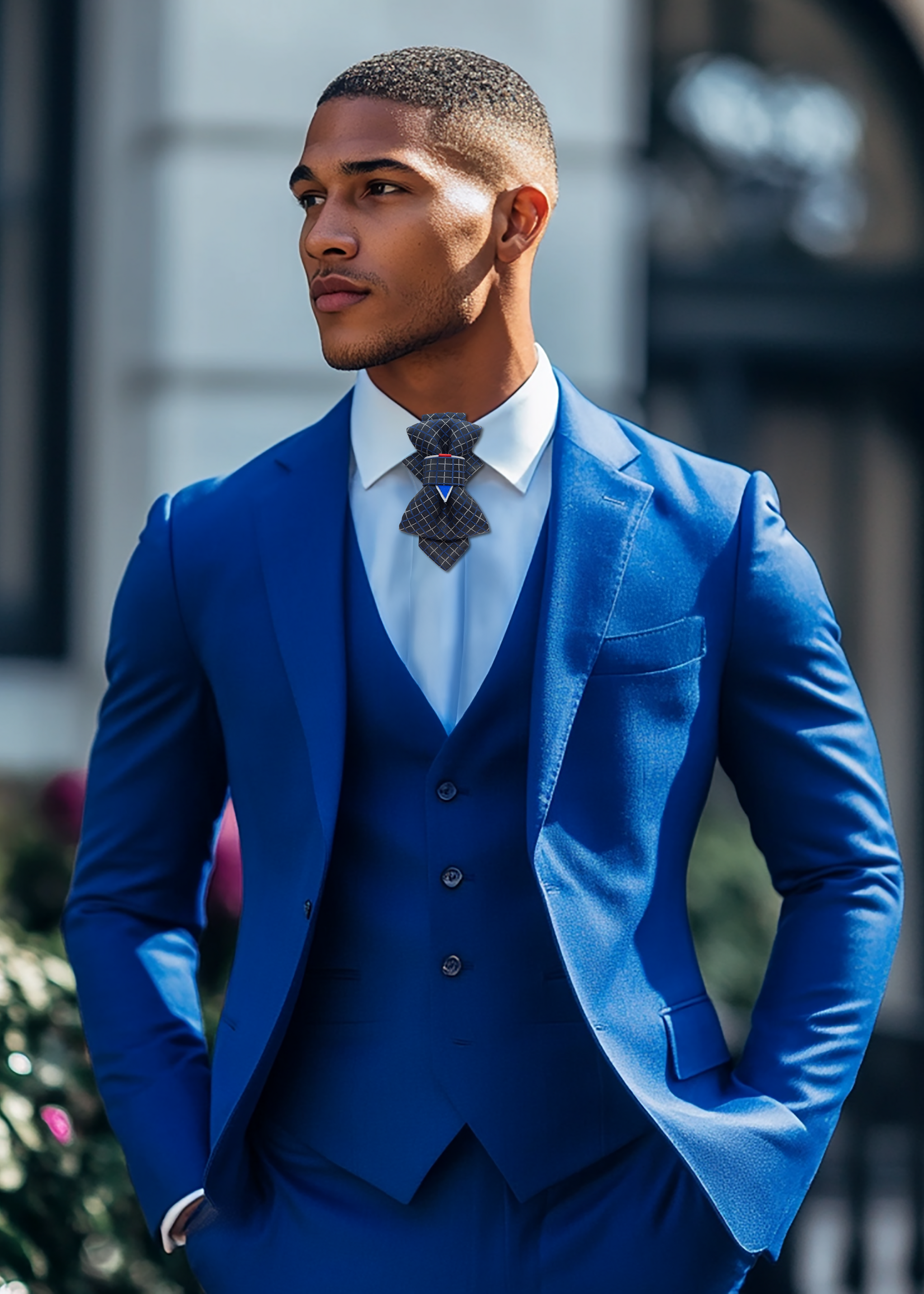 Bow tie hopper tie, Ruty Design, Bow tie fow women, necktie for groom, Vilnius bow tie, Lithuanian bow tie. Blue tie for men, Blue unique necktie, unisex bow tie, yellow bow tie, wedding bow tie, unique necktie, original handmade tie